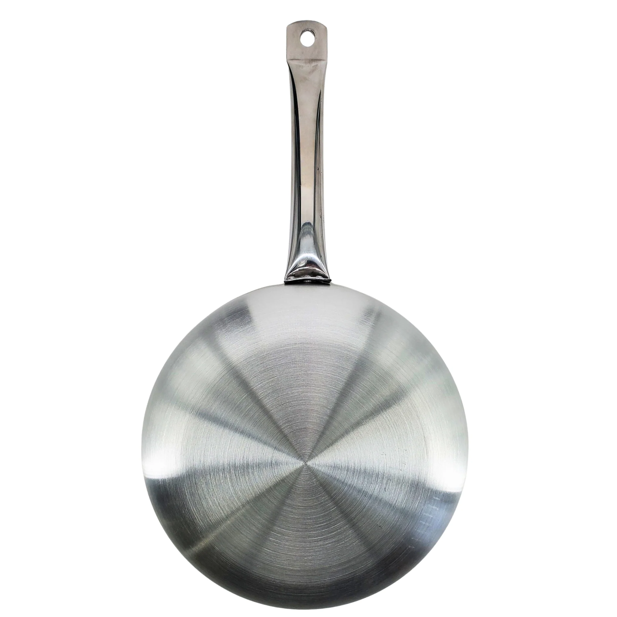 Kesgi - 10" Deep Fry Pan Metal Finish - Pipe Handle - Image 3