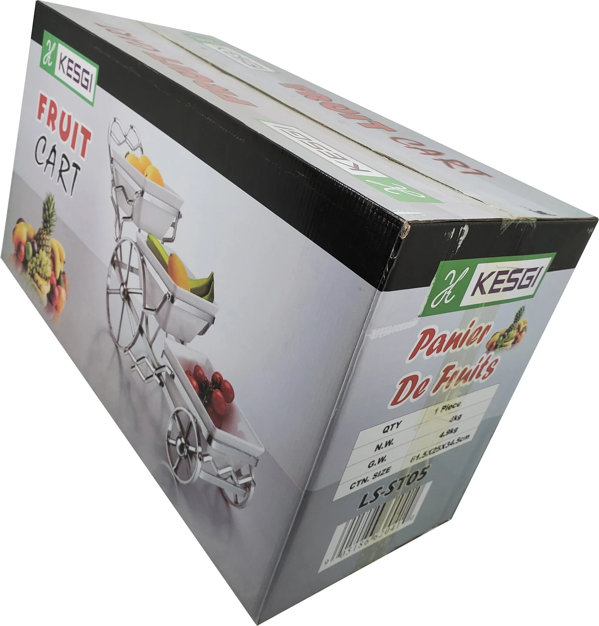 Kesgi - Fruit Trolley SS - LS-ST05 - Image 3