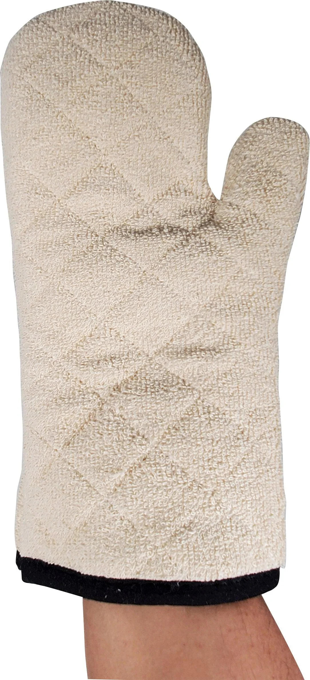 Oven Mitt - Cotton - Beige (1 pair) - QF014 - Image 2