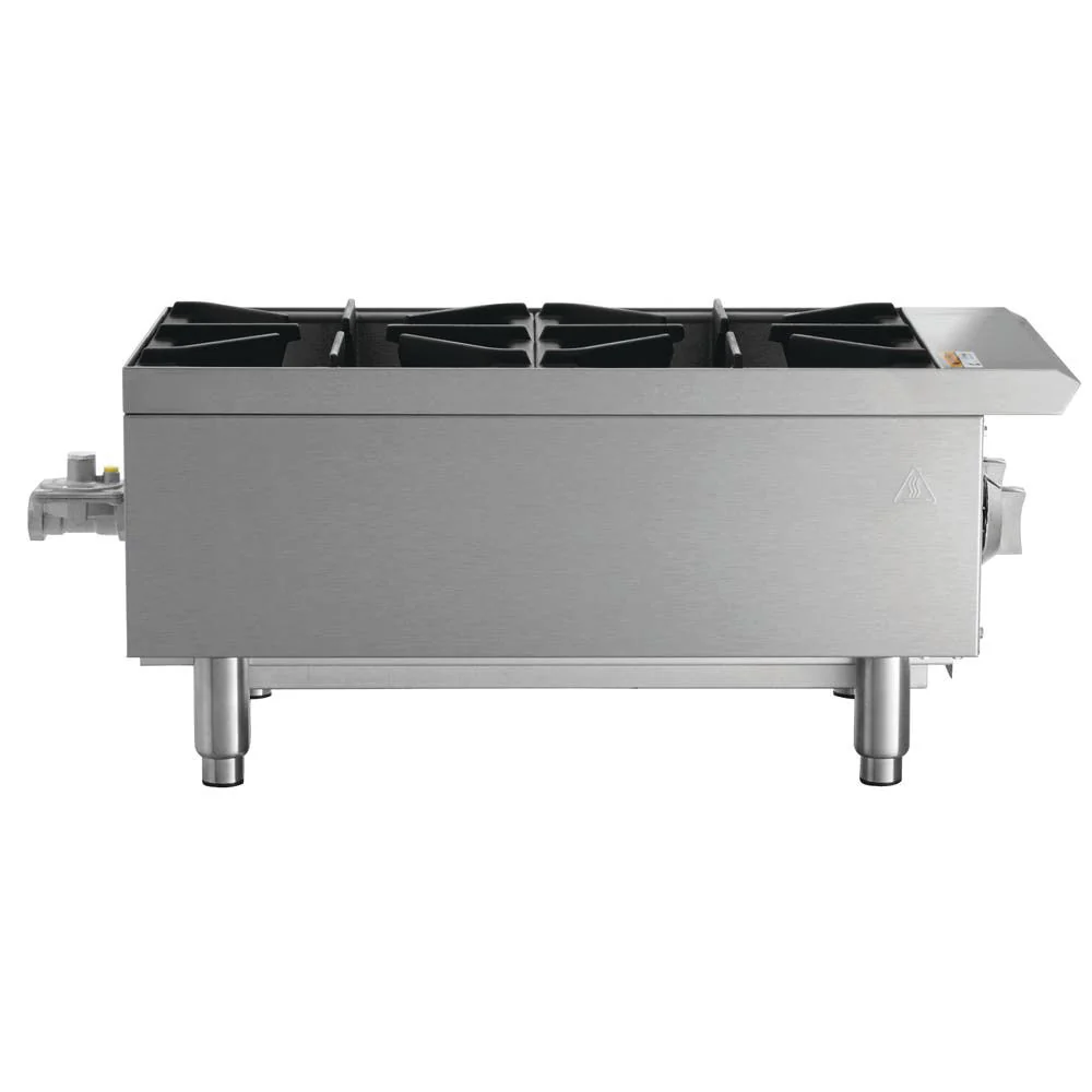 Kratos - Hot Plate 2 Burners SS 50K BTU 12"x30"x13.5" - Image 3