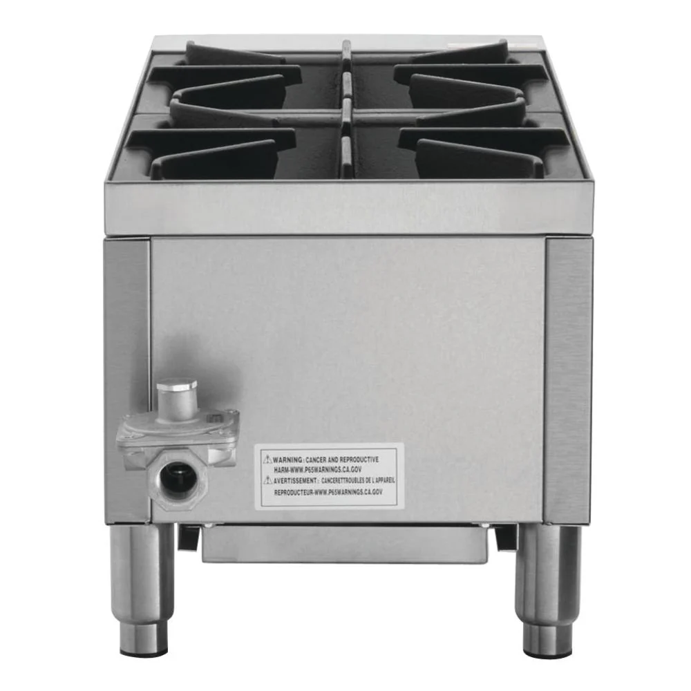 Kratos - Hot Plate 2 Burners SS 50K BTU 12"x30"x13.5" - Image 7
