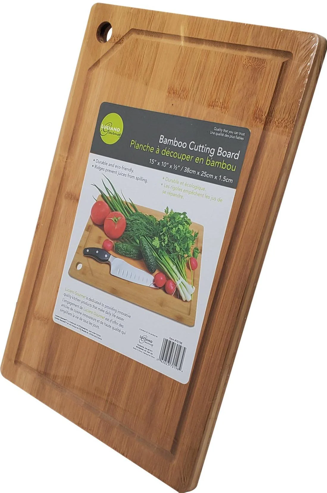 Le Gourmet - 10x15" Bamboo Cutting Board - Image 3