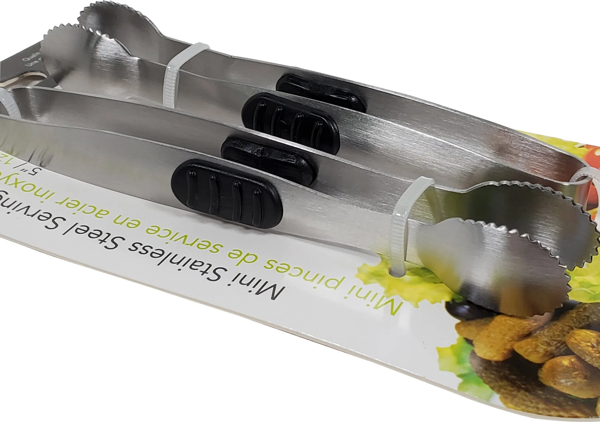 Le Gourmet - 5" Mini Serving Tongs - SS (2 pack) - 70808 - Image 2