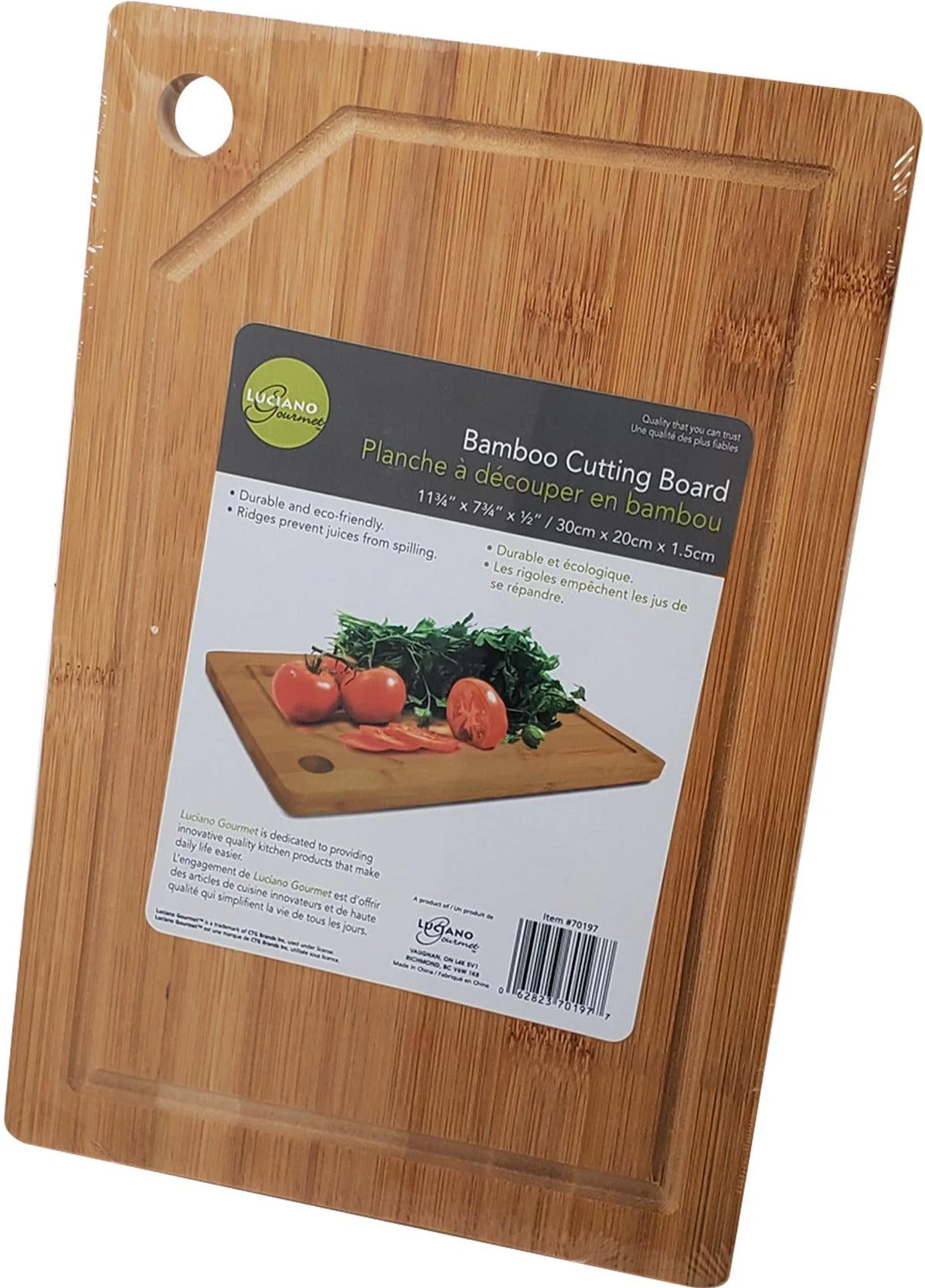 Le Gourmet - 8x12" Bamboo Cutting board - Image 2
