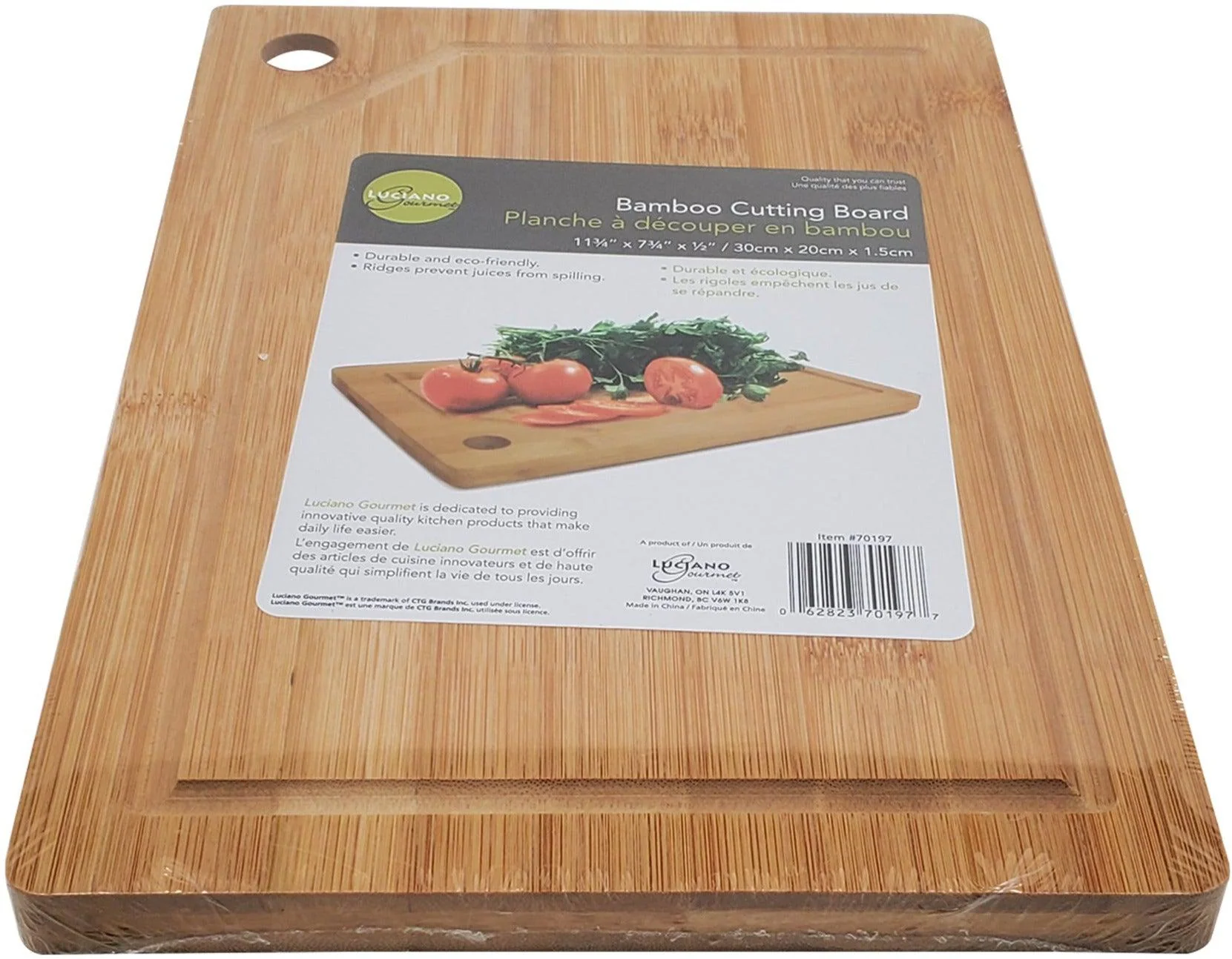 Le Gourmet - 8x12" Bamboo Cutting board - Image 3