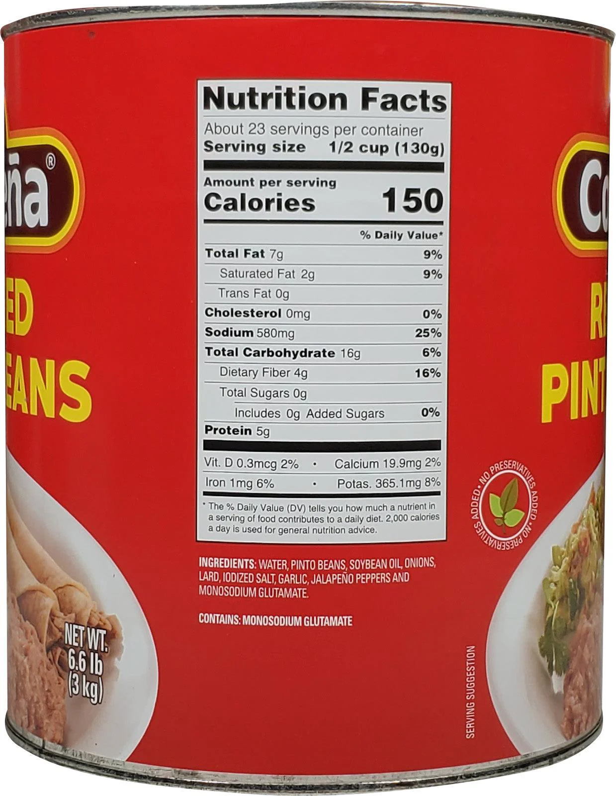 La Costena - Refried Pinto Beans - Image 2
