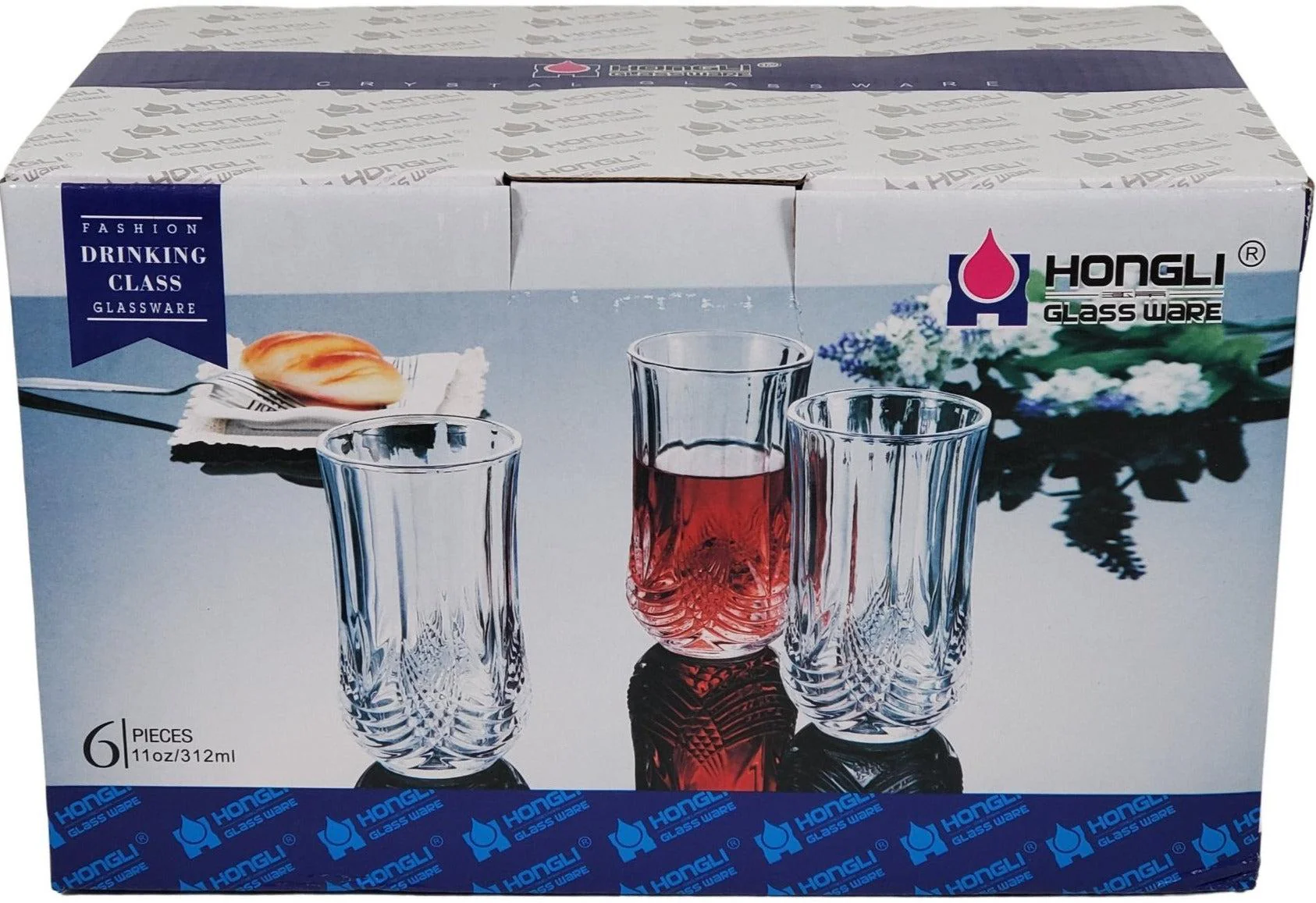 Hongli - Crystal Glass 11oz / 312ML (8711) - Image 2