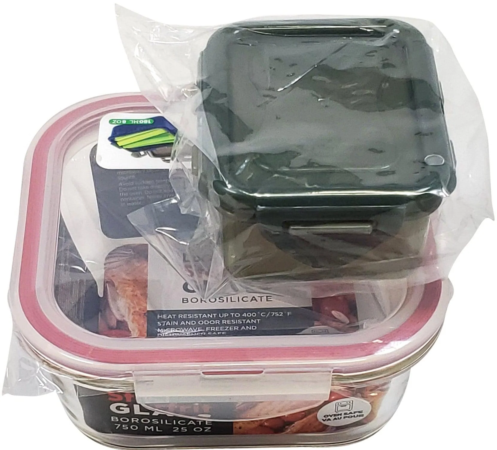 Lock & Lock - Glass Container - Square - 750 ml - AP094957 - Image 2