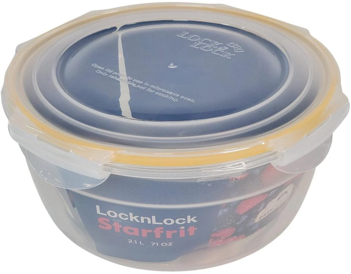 Lock & Lock - Plastic Container - Round - 2.1L - Image 2