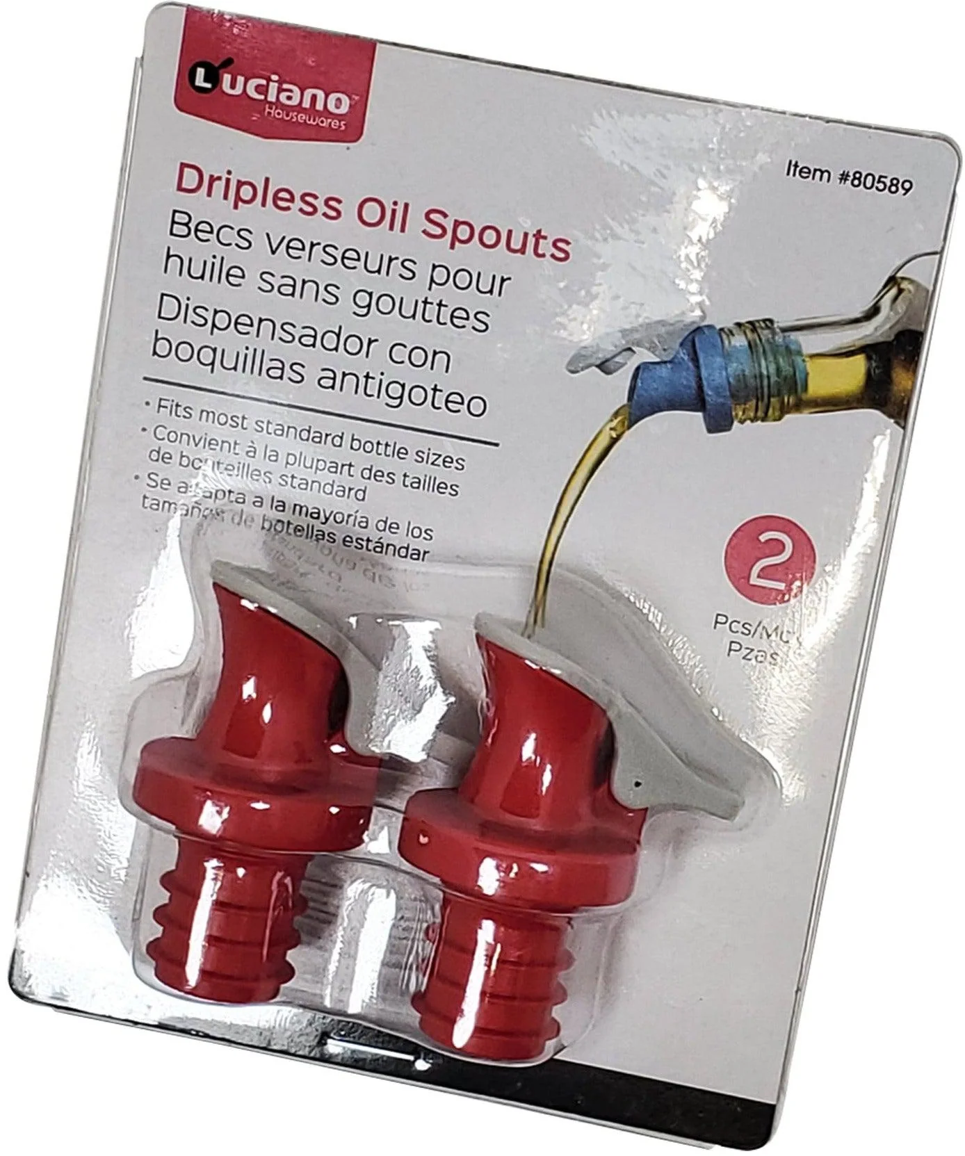 Luciano - 2-Pc Dripless Oil Spouts - Image 2