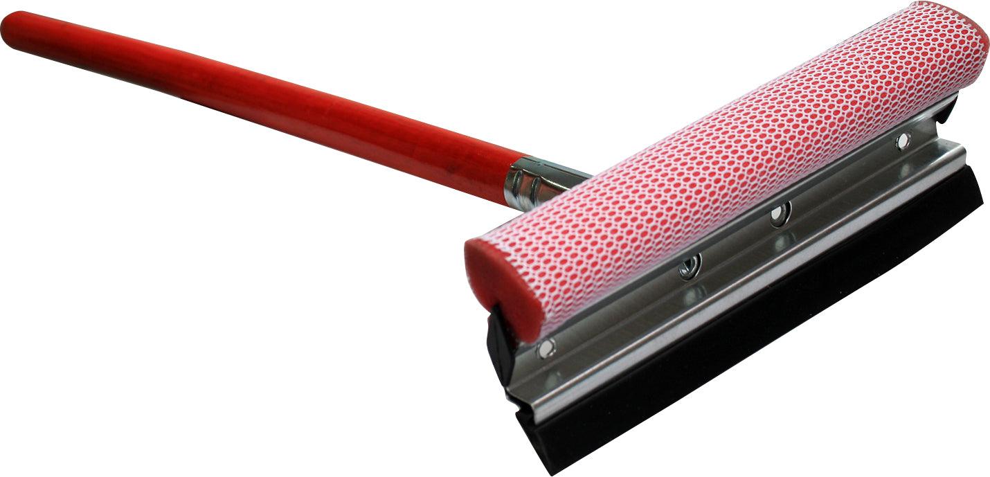 Yiwu - 8" Plastic Window Squeegee with Wooden Handle - Image 4
