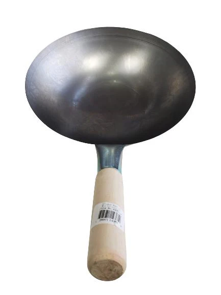 Chinese Wok - Wood Handle - 12" - Image 3