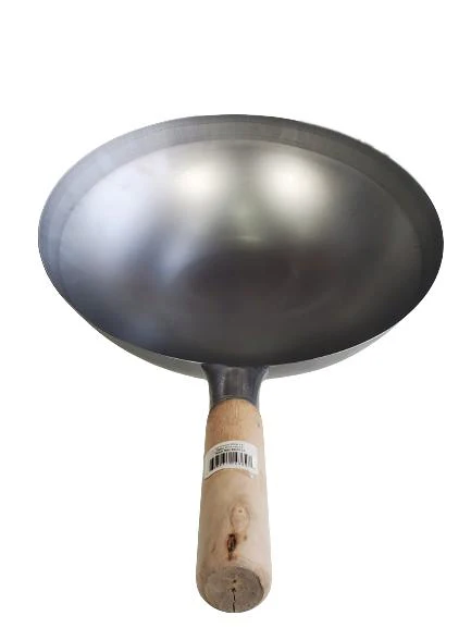 Chinese Wok - Wood Handle - 14" - Image 3