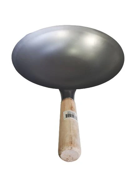 Chinese Wok - Wood Handle - 16" - Image 3