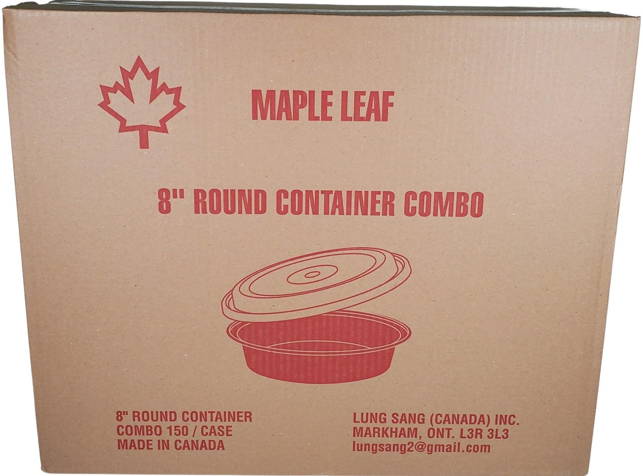 Maple - 8" Plastic Container Set Black - Image 2