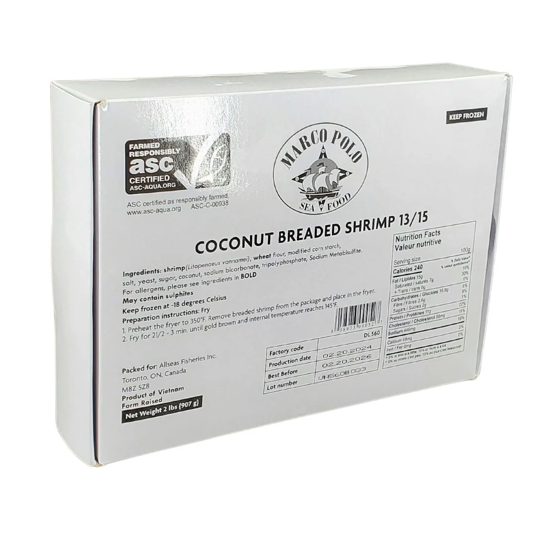 Marco Polo - 13-15 Coconut Breaded Butterfly Shrimp - Image 3