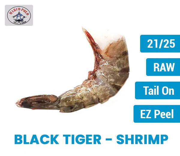 Marco Polo - 21-25 EZ Peel Black Tiger Shrimp - Image 3