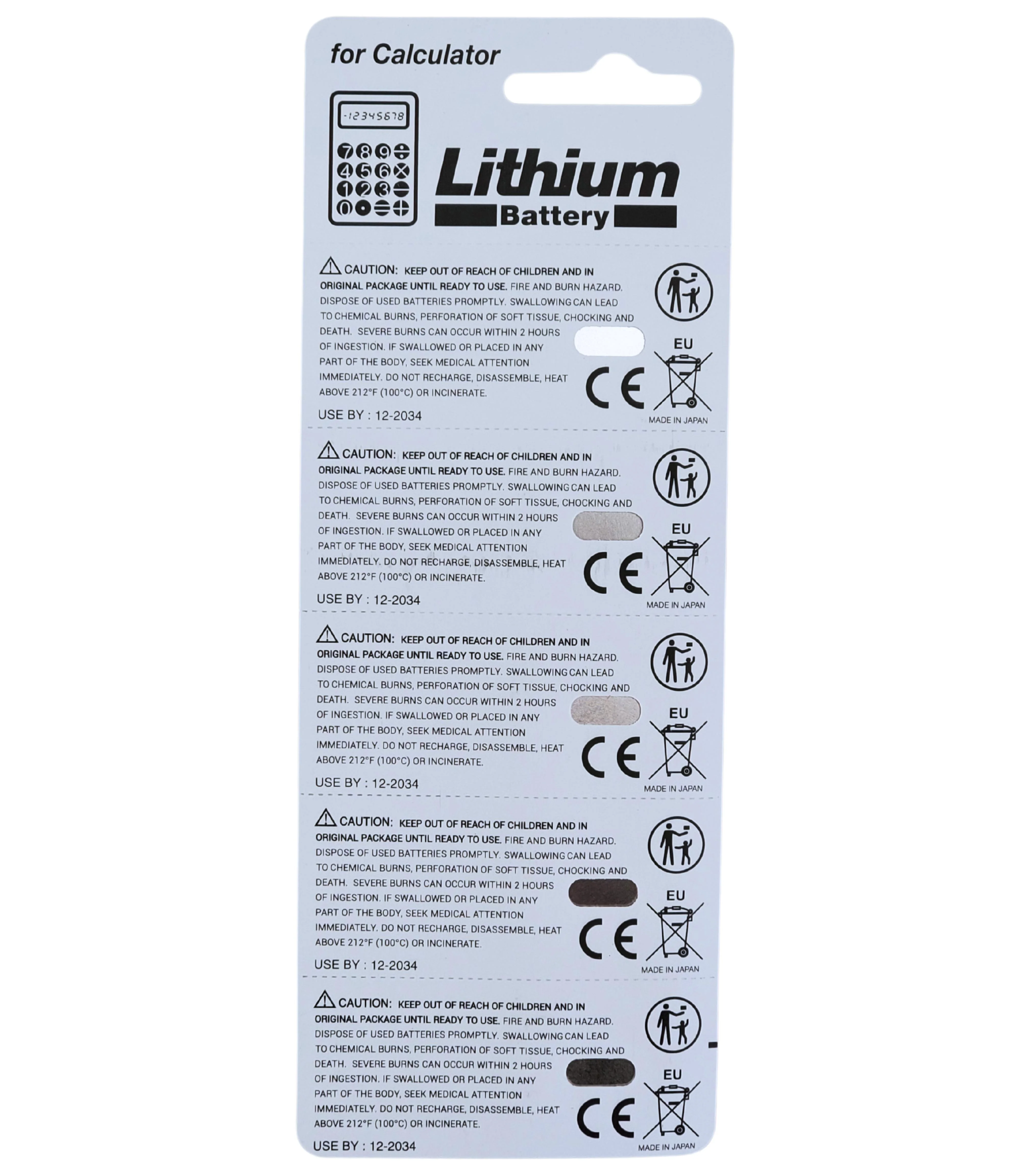 Maxwell - Lithium Battery - 3.0V - CR-2032 - Image 2