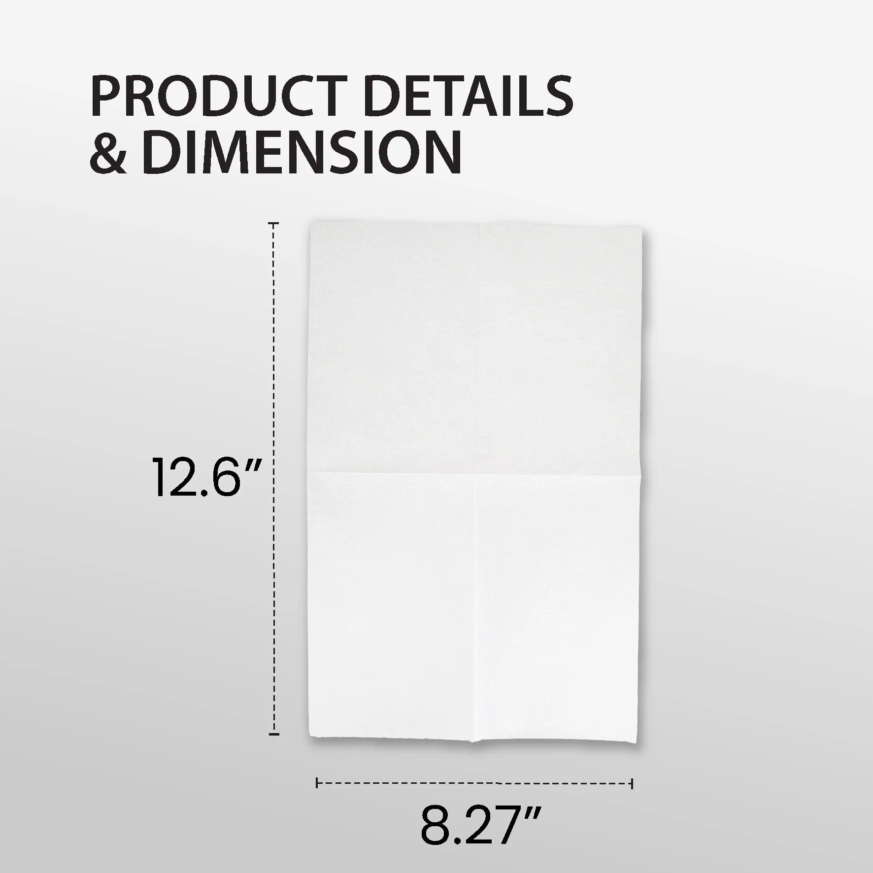 Mayfair - 1 ply Interfold Napkins 1/4 Fold - White - INAP01 - Image 2