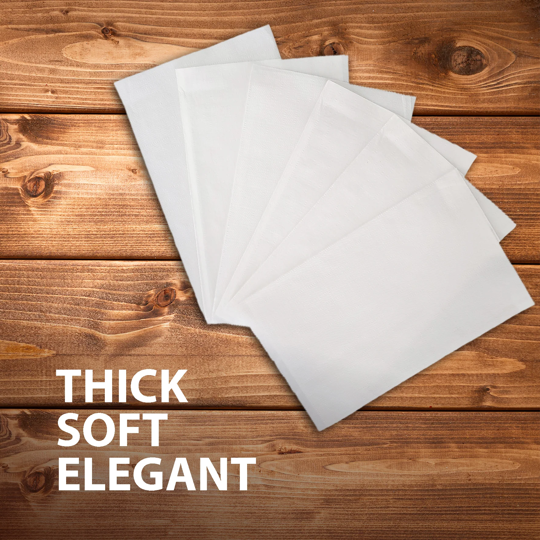 Mayfair - 1 ply Interfold Napkins 1/4 Fold - White - INAP01 - Image 6