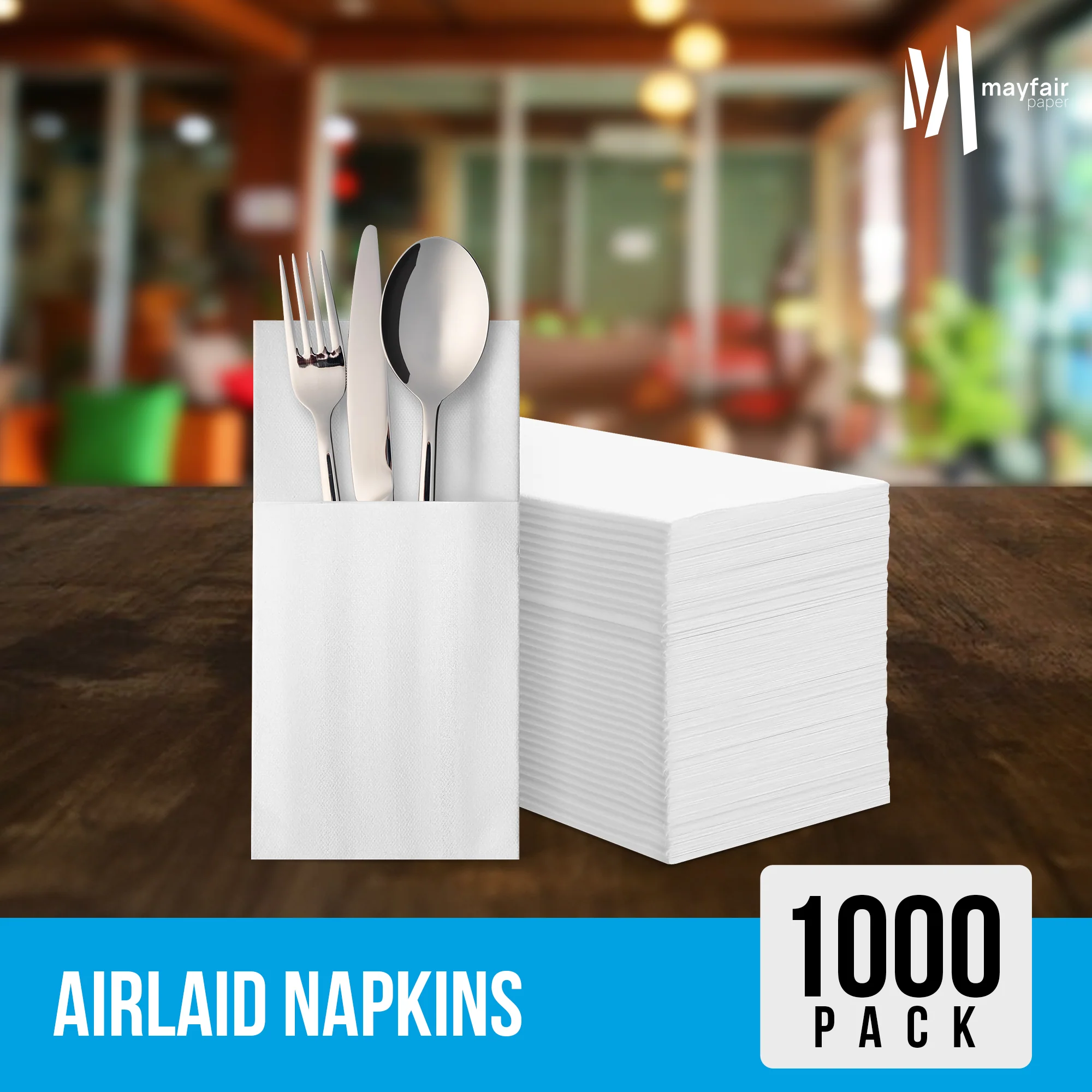 Mayfair - 14"x14" - Airlaid Napkins - Flatpak - 1414FP - Image 4