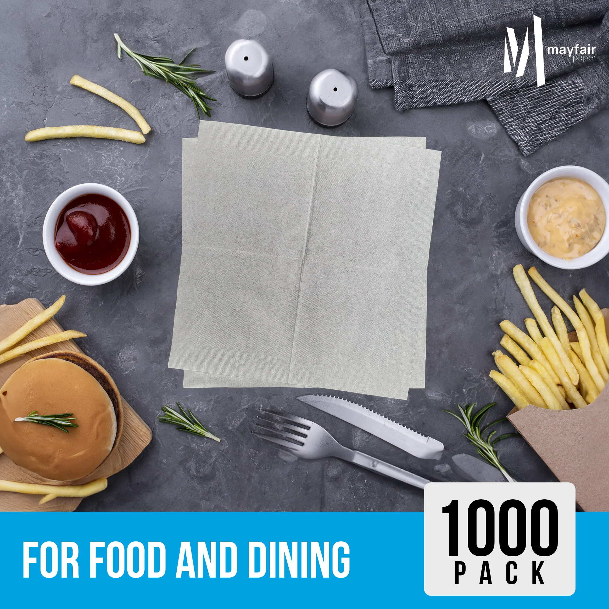 Mayfair - 14"x14" - Airlaid Napkins - Flatpak - 1414FP - Image 8