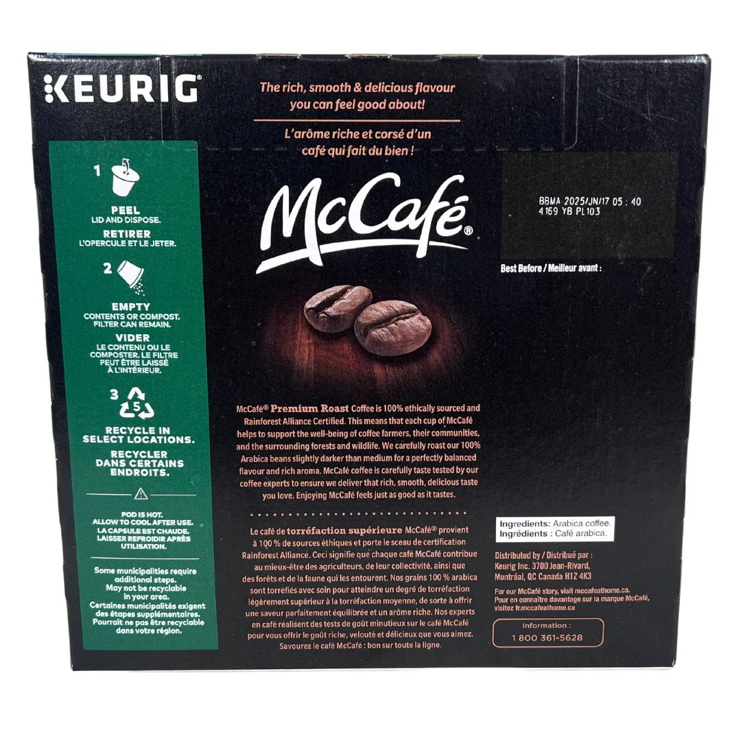 McCafe - Premium Medium Dark Roast K-Cup for Keurig - Image 2