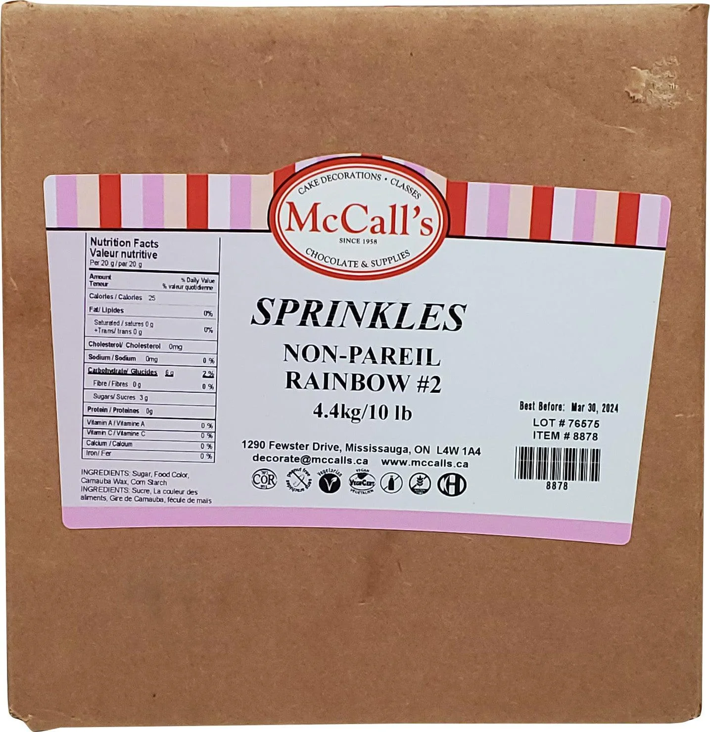 McCall's - Sprinkles Rainbow Non Pareil - Image 2