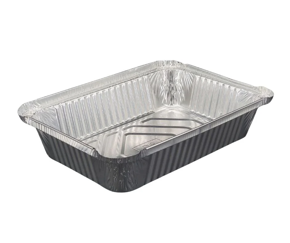 Megastar - 2 1/4 lb Oblong - Aluminium Foil Container - Heavy - Image 2