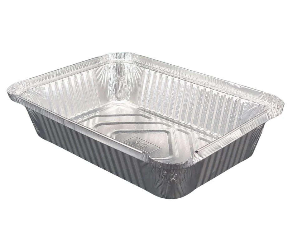 Megastar - 2 1/4 lb Oblong - Aluminium Foil Container - Heavy - Image 3