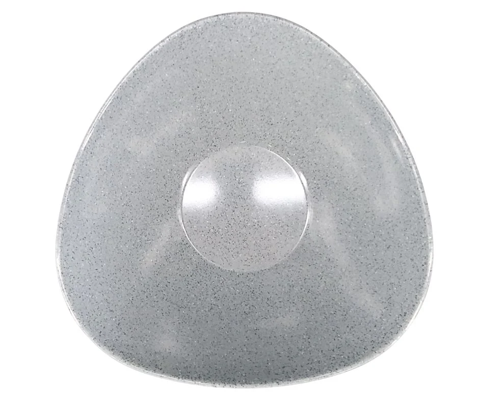 Melamine Salad Bowl - Dark Grey - 11" - Image 2