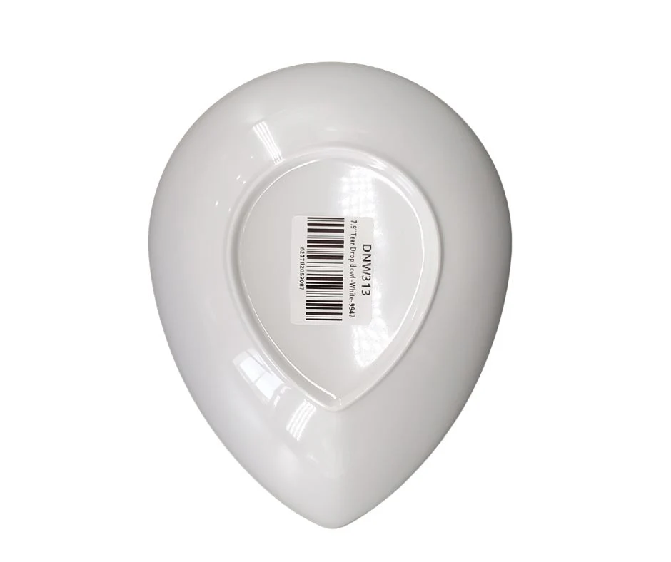 Melamine Tear Drop Bowl - White - 7.9" - Image 3