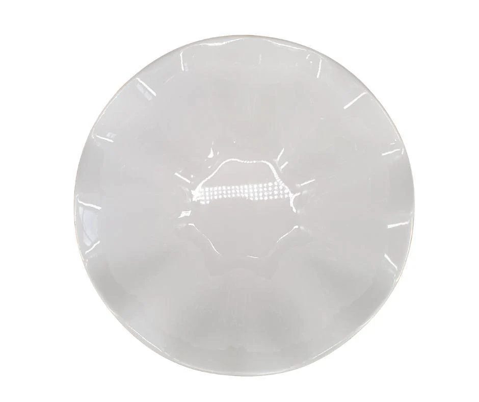 Melamine Flower Bowl - White -  9.8" - Image 2