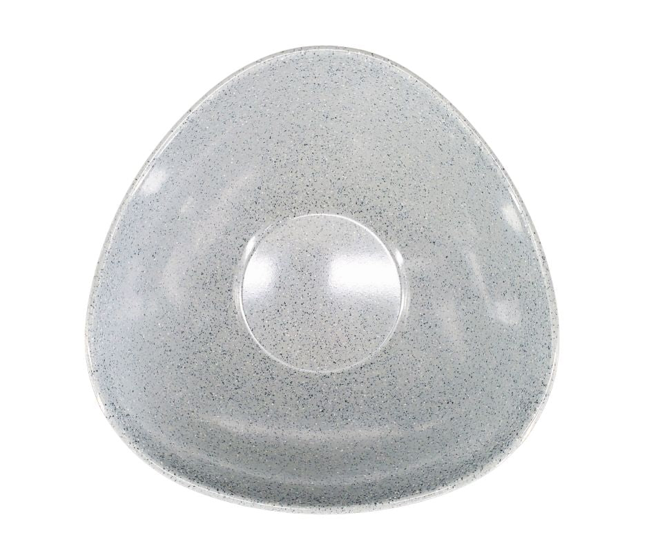 Melamine Salad Bowl - Dark Grey - 9.8" - Image 2
