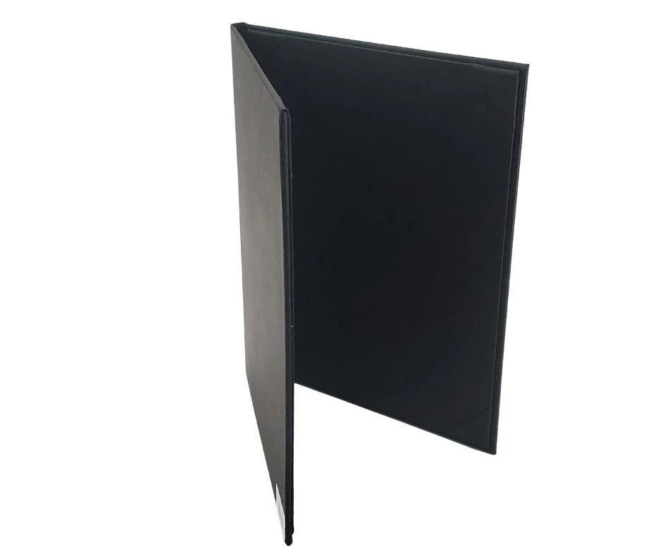 Menu Cover - Black - 8.5x11" - 2 View - Image 2