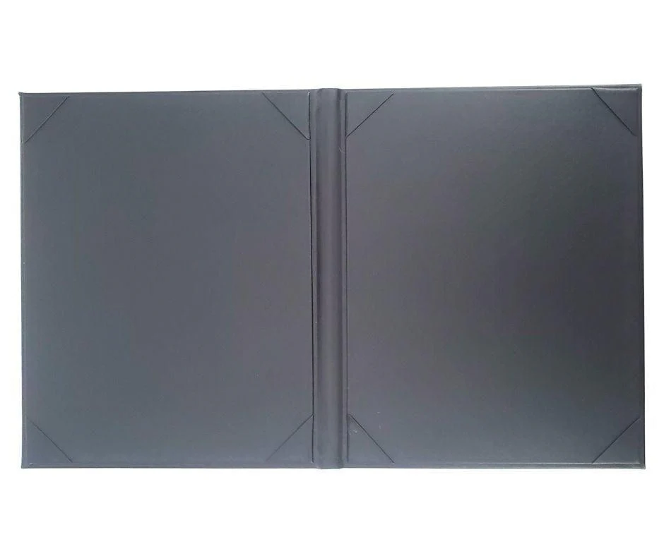 Menu Cover - Black - 8.5x11" - 2 View - Image 3