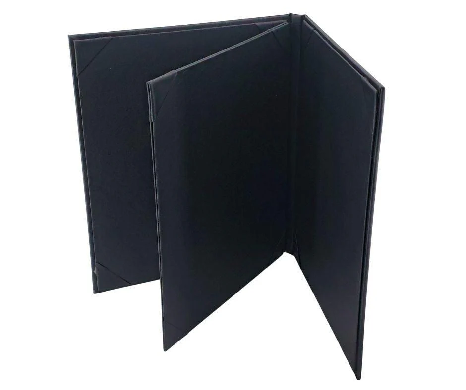 Menu Cover - Black - 8.5x11" - 4 View - Image 2