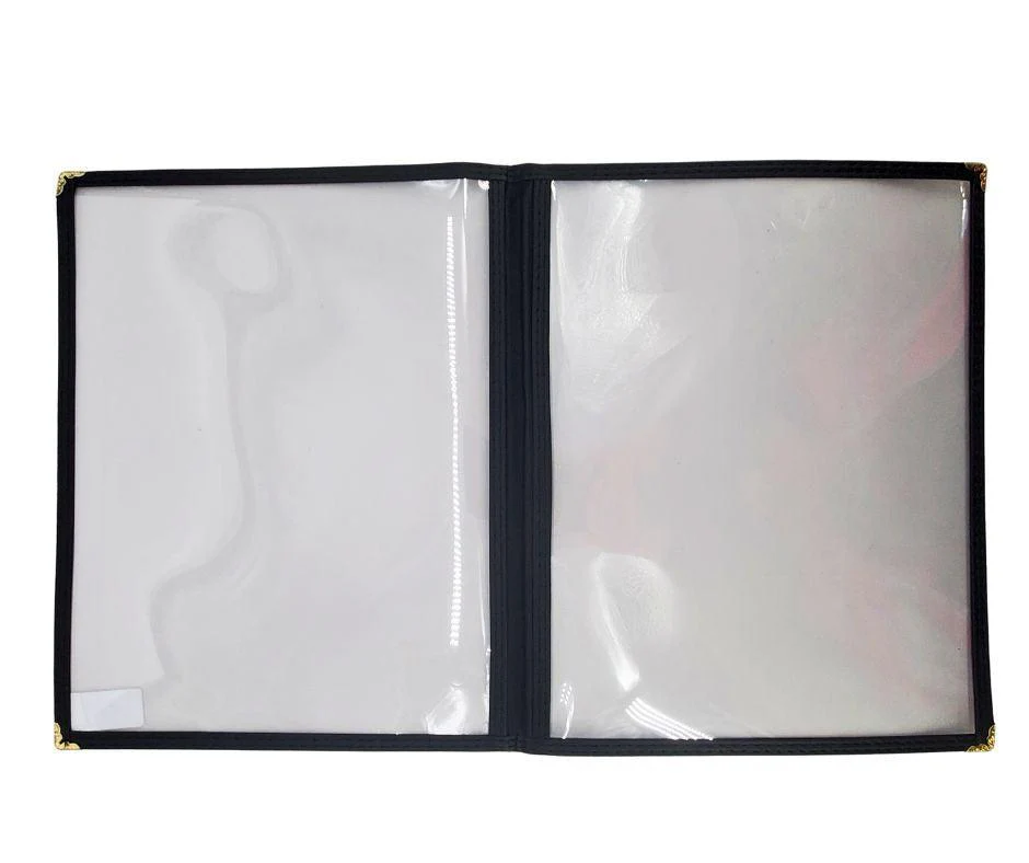 Menu Cover - Black - 8.5x14" - 4 View - Image 2