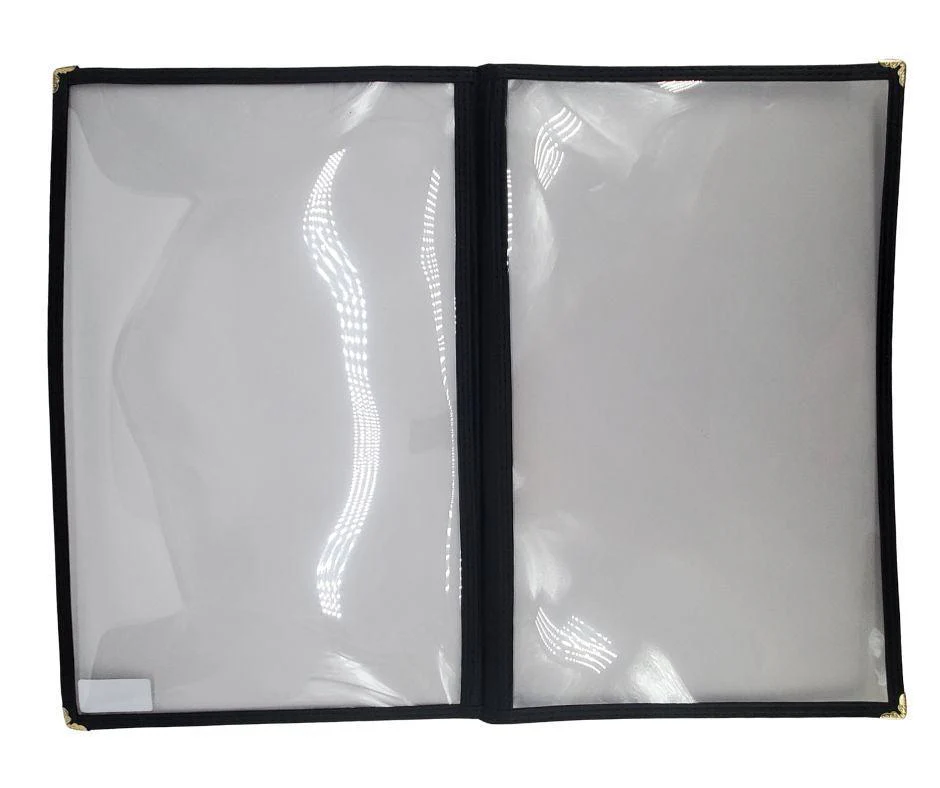 Menu Cover - Clear - 8.5x14" - 4 View - Image 2