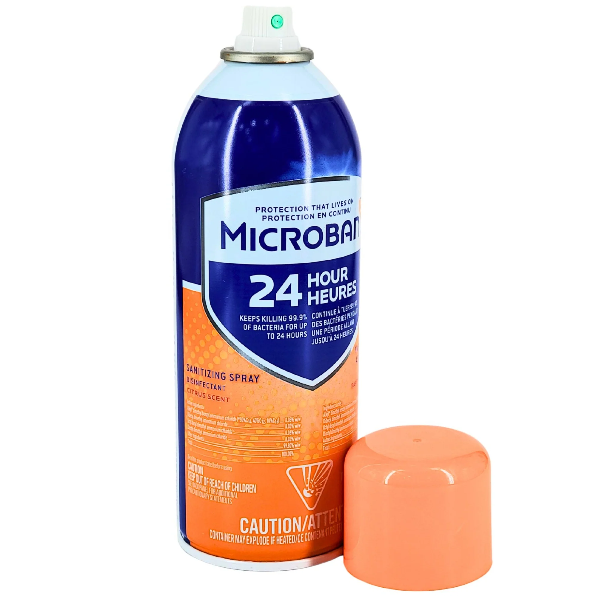 Microban - Disinfecting & Sanitizing Spray - Citrus/Fresh - Image 3
