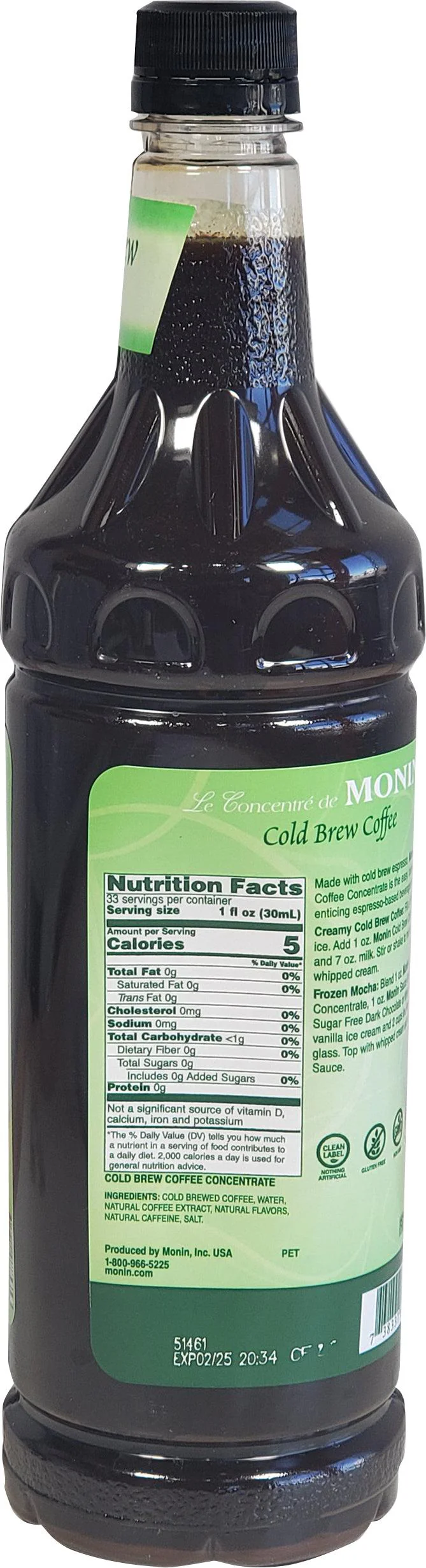 Monin - Cold Brew Coffee - Concentrated - Image 2