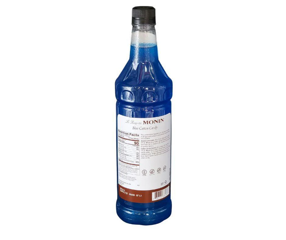 Monin - Cotton Candy - Blue - Syrup - Image 2