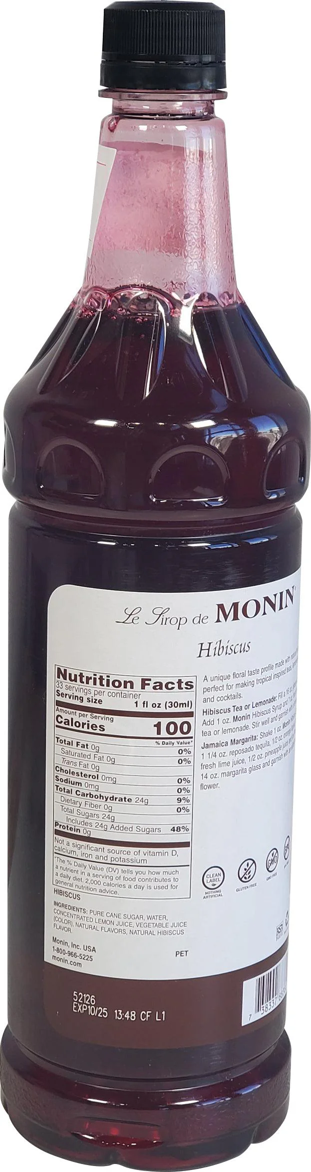 Monin - Hibiscus Syrup - Image 2