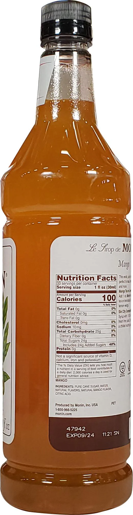 Monin - Mango - Syrup - Image 2