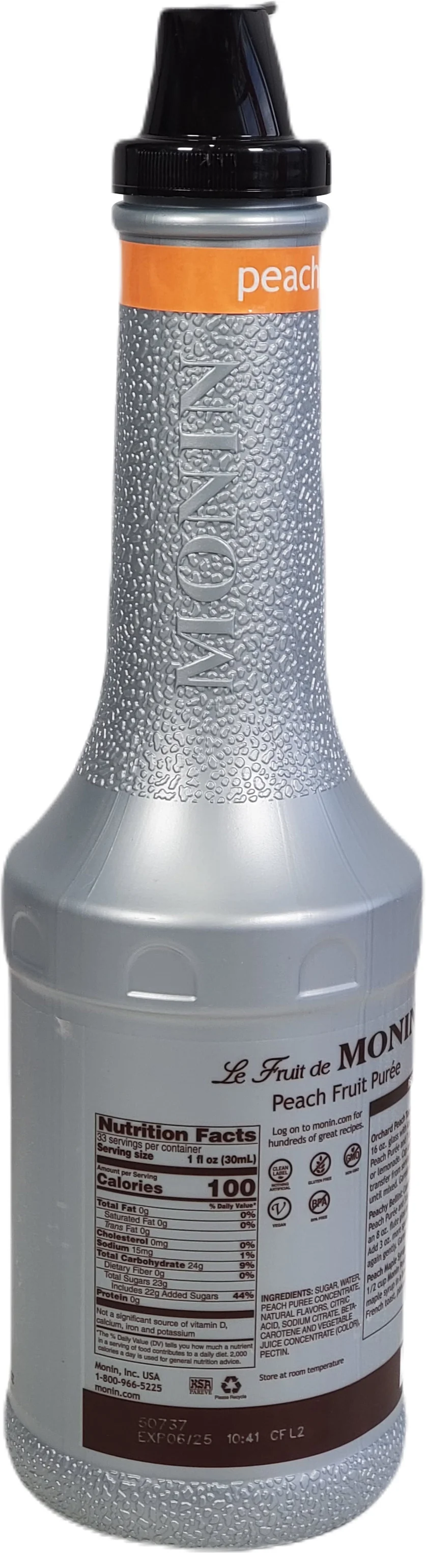 Monin - Peach Puree - Image 2
