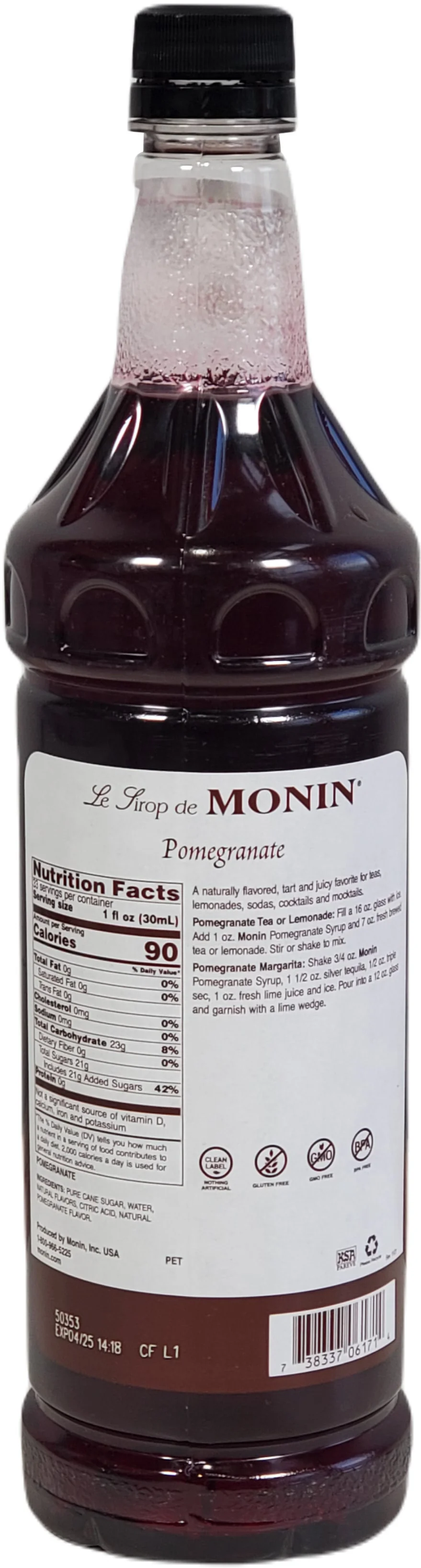 Monin - Pomegranate – Syrup - Image 2