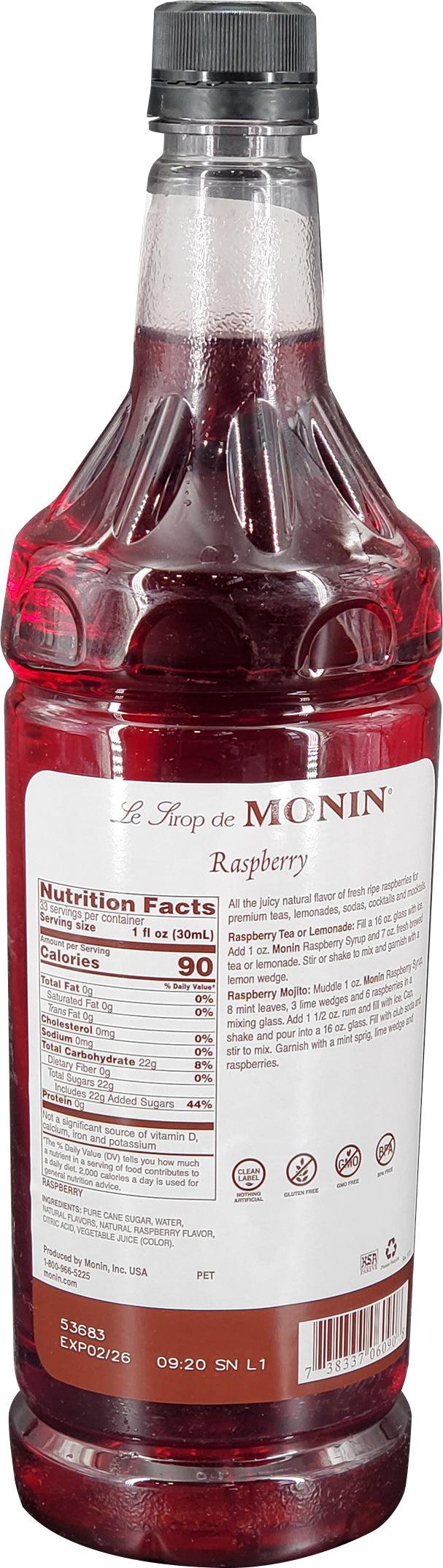 Monin - Raspberry - Syrup - Image 2