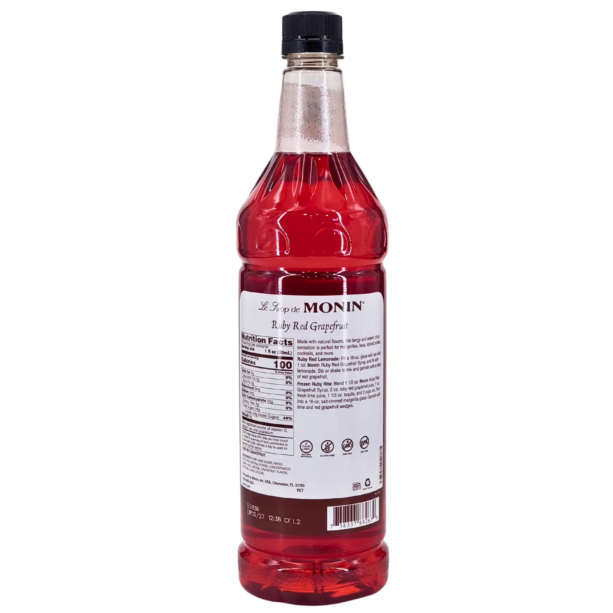 Monin - Ruby Red Grapefruit Syrup - Image 2