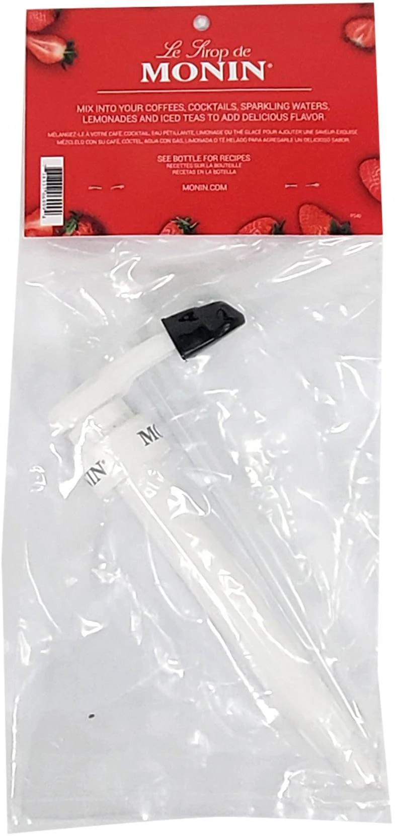 Monin - Syrup Pump for 1Lt - White - Image 2
