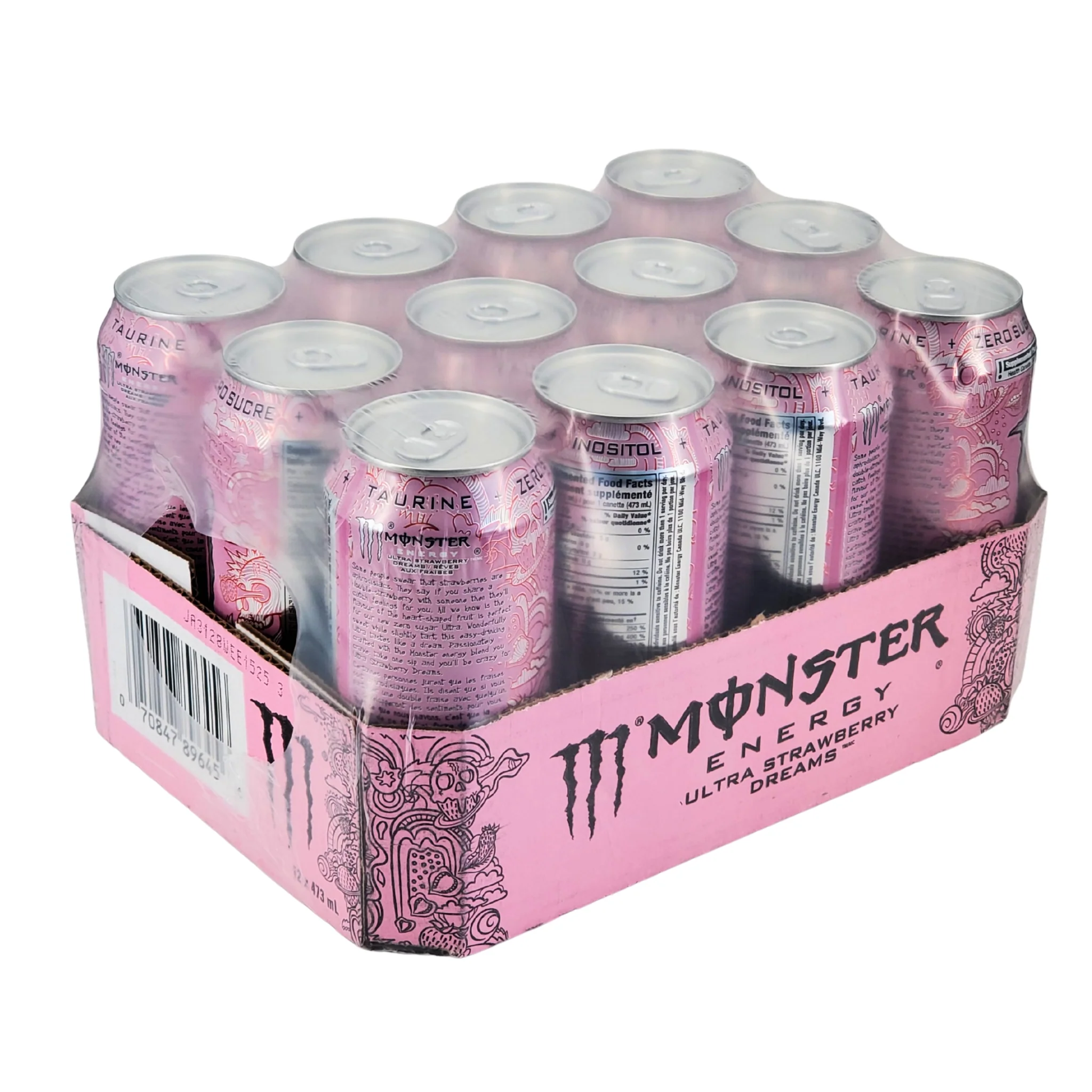 Monster - Ultra Strawberry Dreams Drink - Cans - Image 2